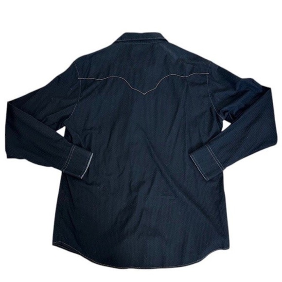 Wrangler Retro Black Western Button Down Shirt - Picture 3 of 11